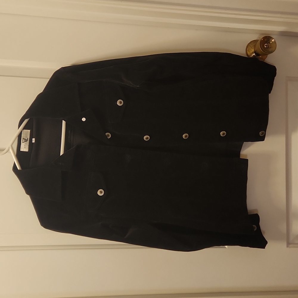 Ana Zing small Black Corduroy Jean jacket